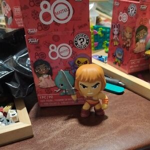 Funko Mystery Minis Mattel 80 He-Man Figure - Orange and Brown